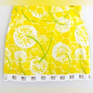 Lilly Pulitzer Size 4 Dandelion Skirt.